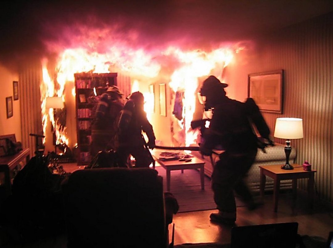 Пожар в квартире в городском округе Электросталь